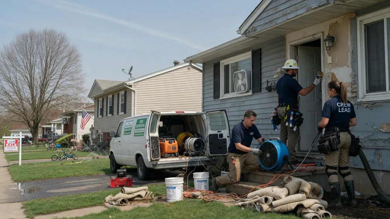 Flood Cleanup in Sykesville, MD near me
